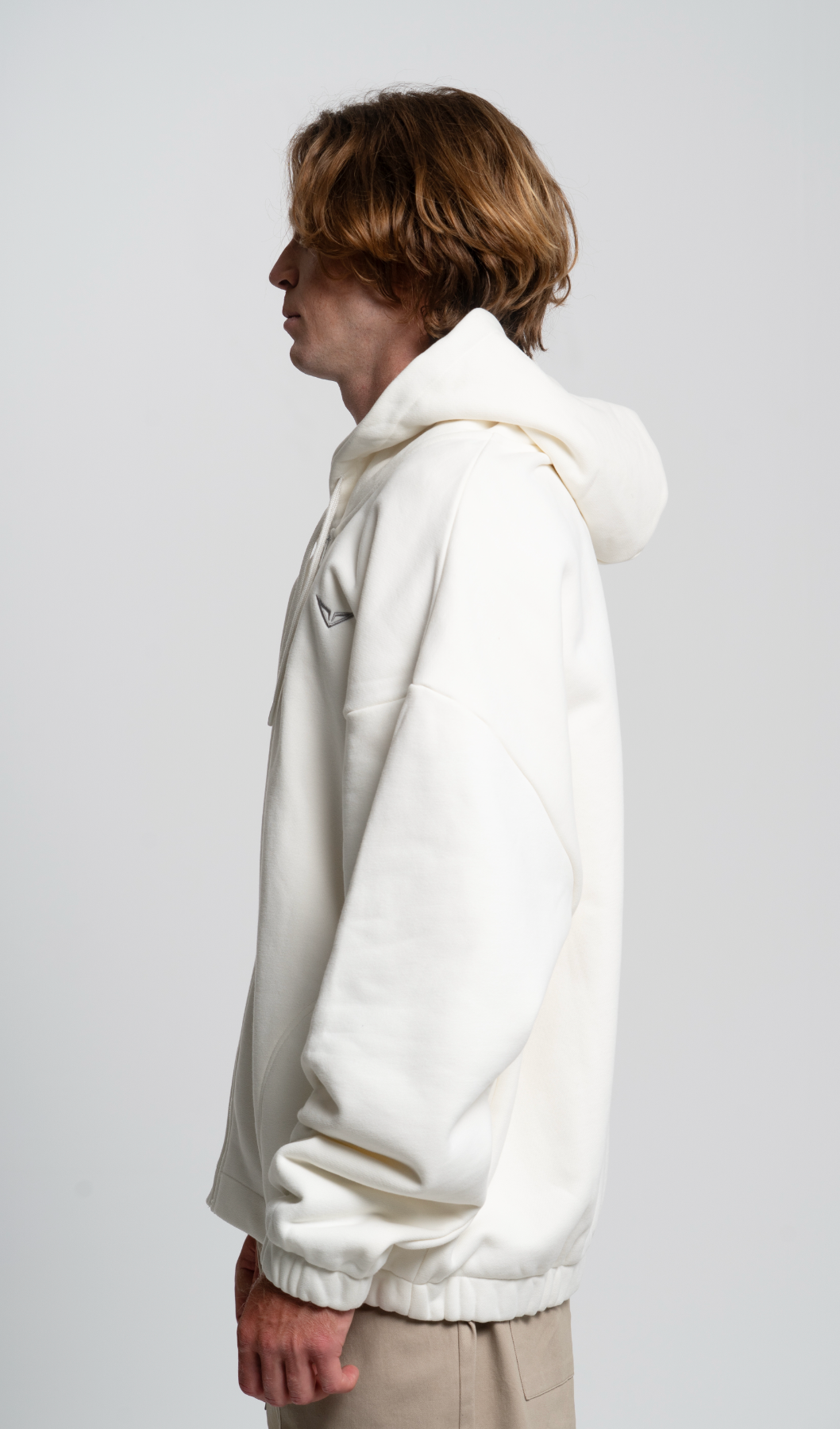 White Full-Zip Hoodie – ARBORN