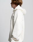 White Full-Zip Hoodie