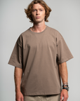 Taupe Short-Sleeve T-Shirt