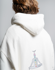 White Full-Zip Hoodie