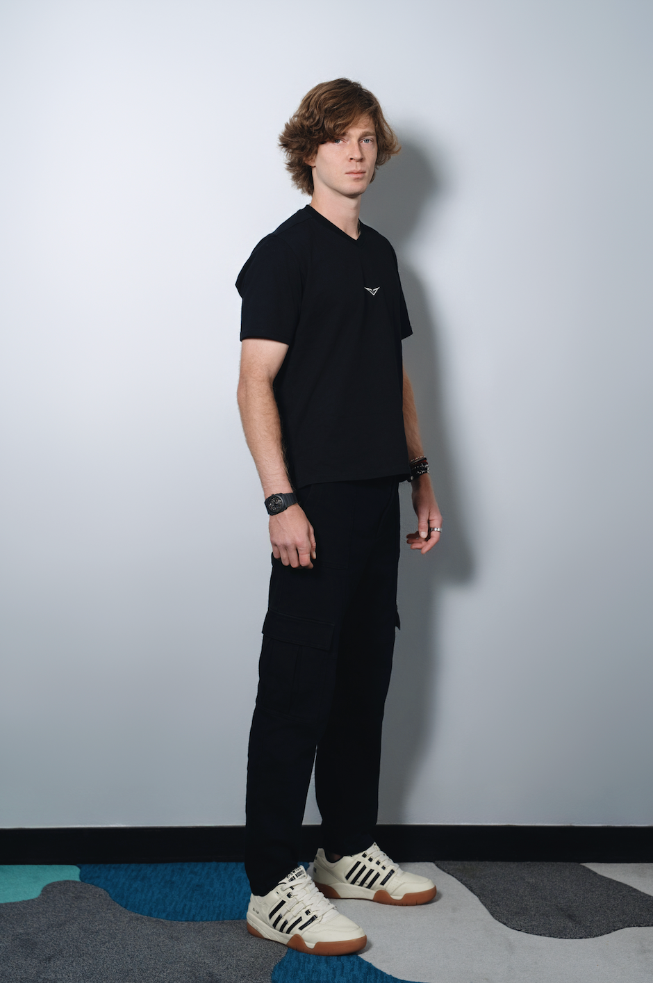Black Casual Cargo Pants