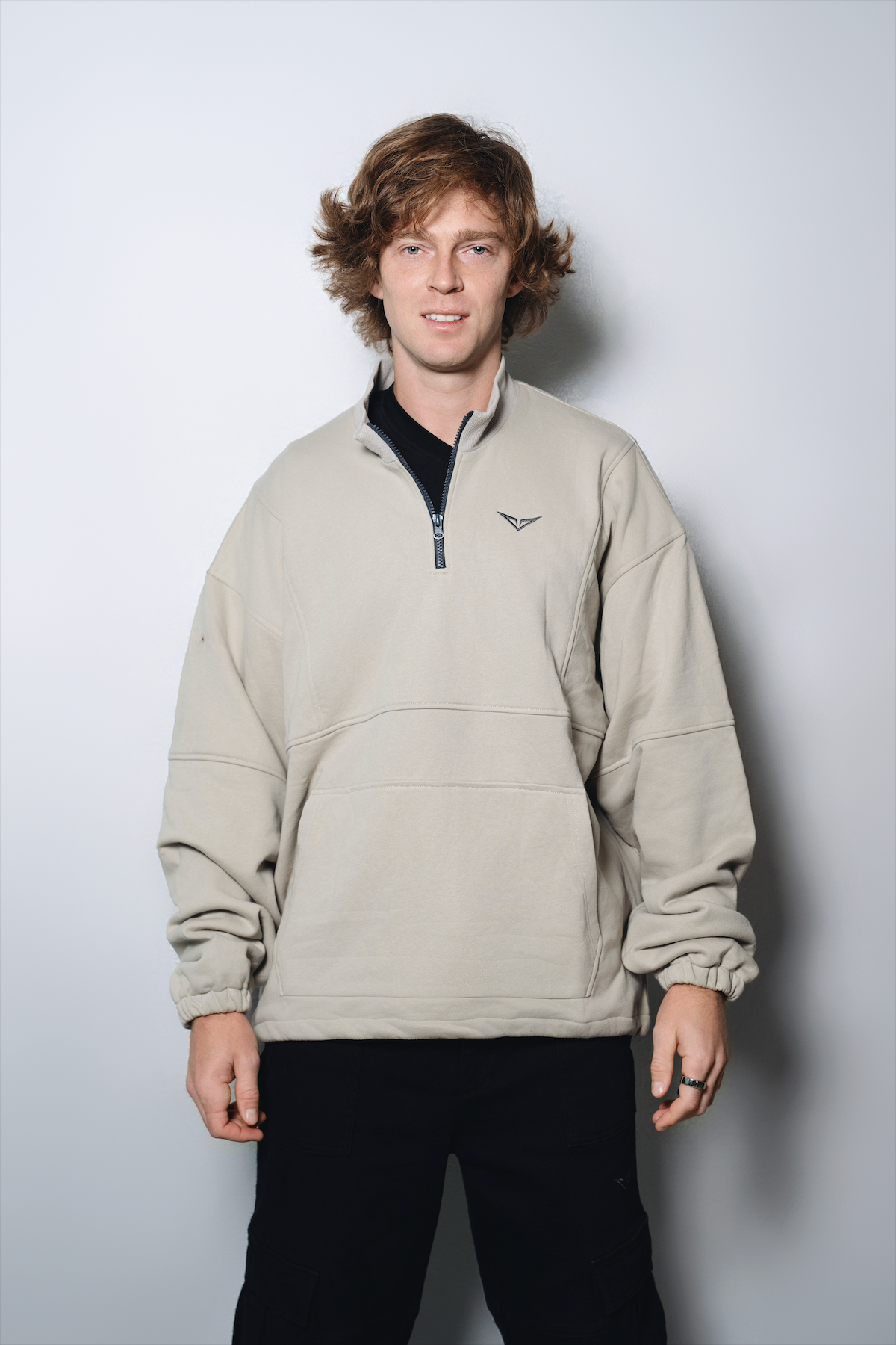 Green Casual Loose Sweatshirt