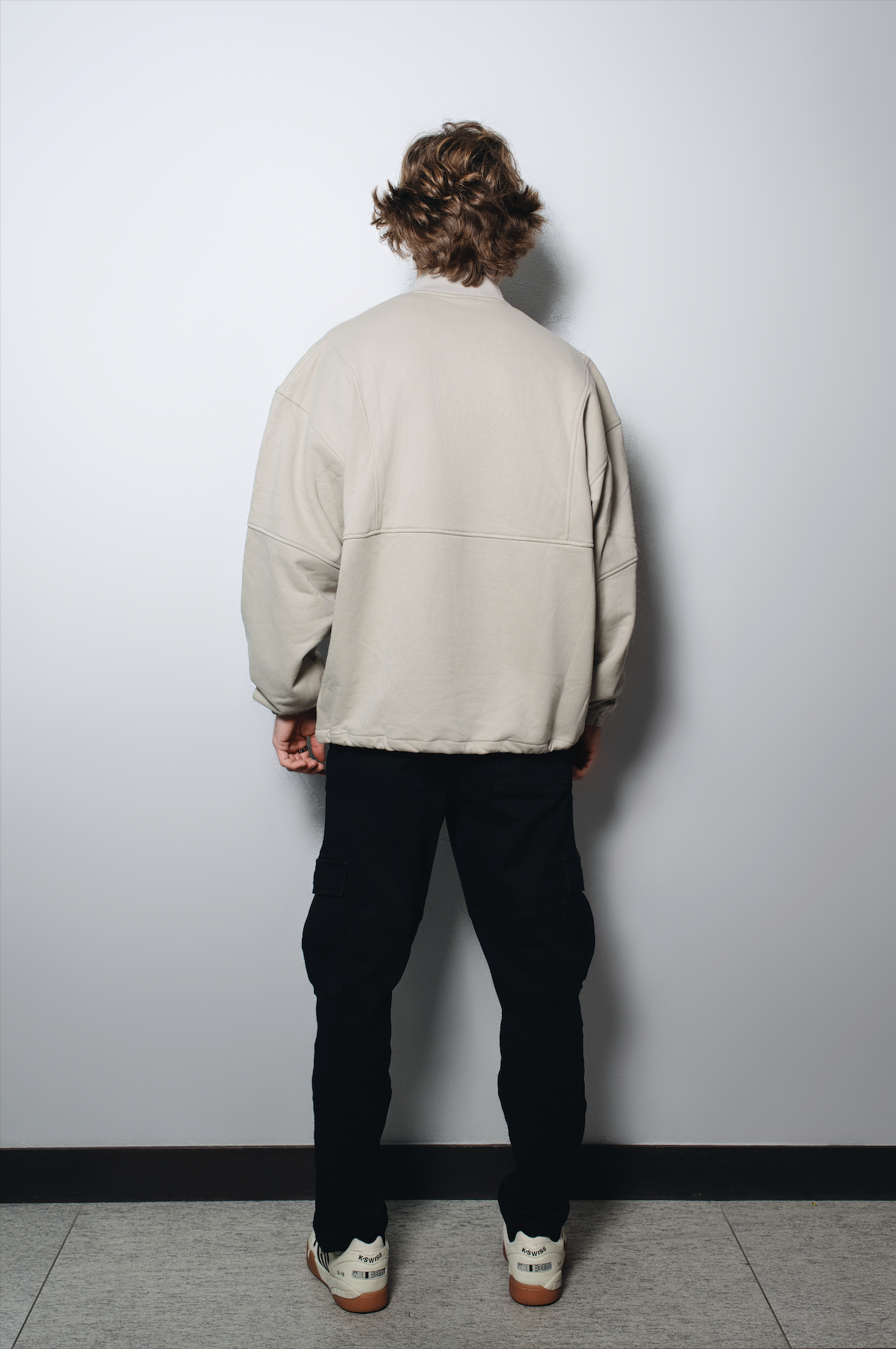 Green Casual Loose Sweatshirt