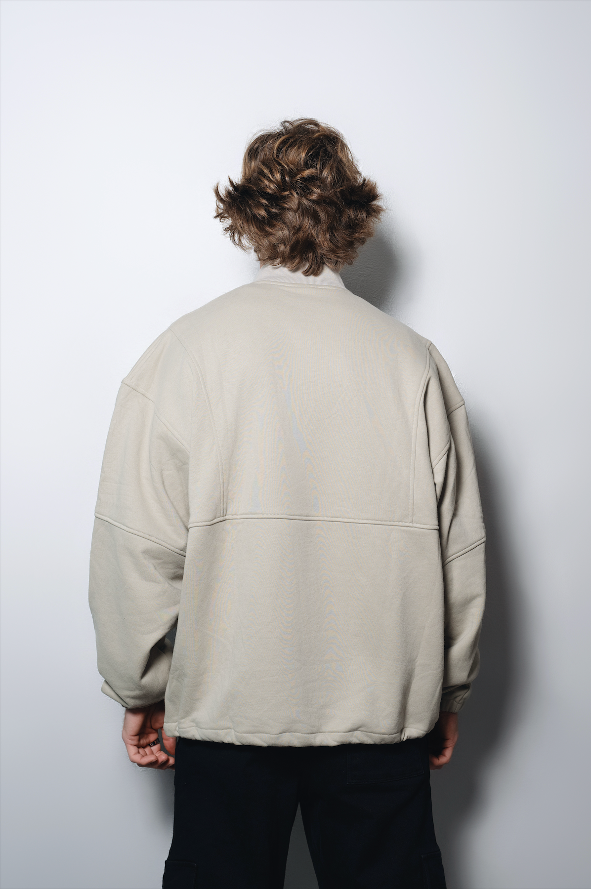 Green Casual Loose Sweatshirt