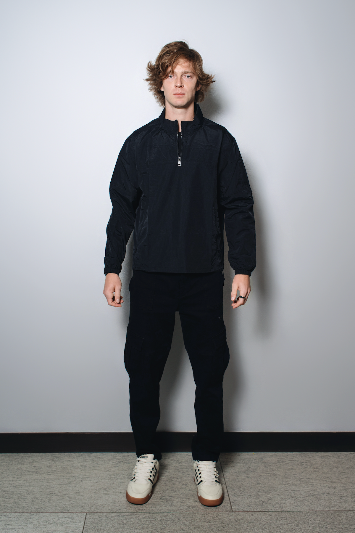Black Casual Wind Jacket