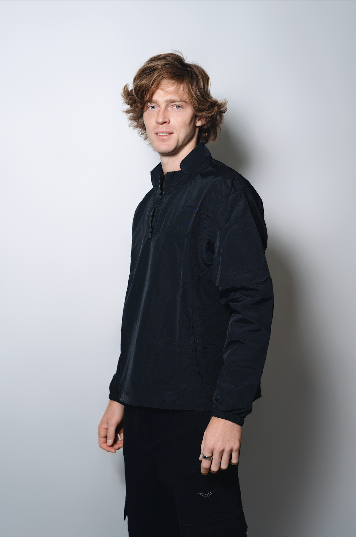 Black Casual Wind Jacket