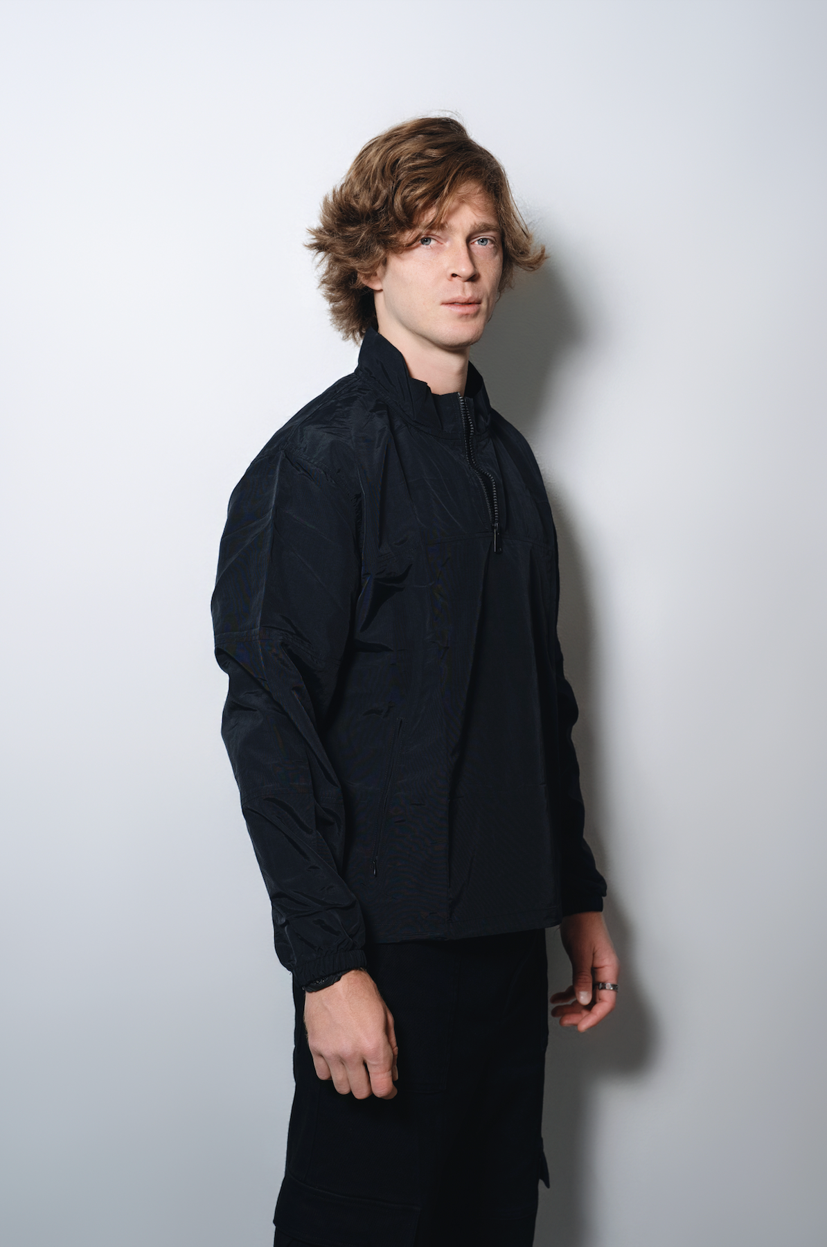 Black Casual Wind Jacket